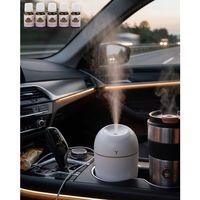 Taşınabilir Hava Nemlendirici 5 Esans Hediyeli Led Işıklı Aromaterapi Buhar Makinesi