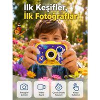 Mini Çocuk Dijital Fotoğraf Makinesi Type-c Hd Video Kamera 2 0 İnç Tft Renkli Ekran