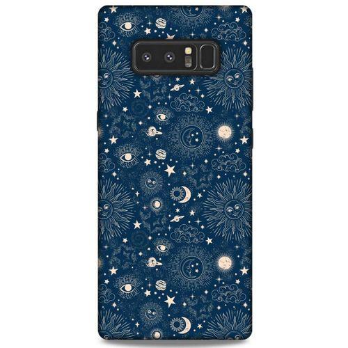 Spacex (13) Tema Silikon Kap Samsung Galaxy Note 8 Kılıf