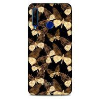 Huawei Y6P Kılıf Kelebek Etkisi (41) Tank Kılıf Bej Yeşil