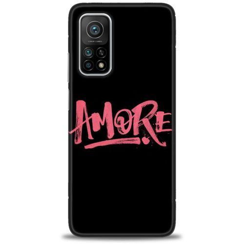 Xiaomi Mi 10T Pro Kılıf HD Baskılı Kılıf - Amore + Tam Ekran Koruyucu