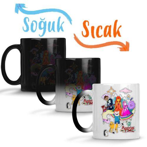 Adventure Time Marceline Jack Finn Cartoon Network Buz Kralı Sihirli Kupa Bardak Porselen