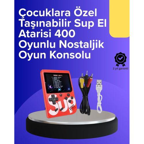 Çocuklar İçin 400 Retro Oyunlu Konsol