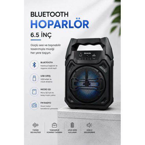 Mikrofonlu Bluetooth Ses Sistemli Usb, Micro Sd, Fm Ve Uzun Pil Ömrü
