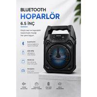 Mikrofonlu Bluetooth Ses Sistemli Usb, Micro Sd, Fm Ve Uzun Pil Ömrü