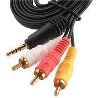 Powermaster 3.5Mm Stereo - 3 Boğumlu - 3Rca (Discman Kablosu) 1.5 Metre