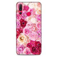 Lopard Huawei P Smart Z Uyumlu Kılıf Bahar (47) Crystal Flex Kılıf Güller