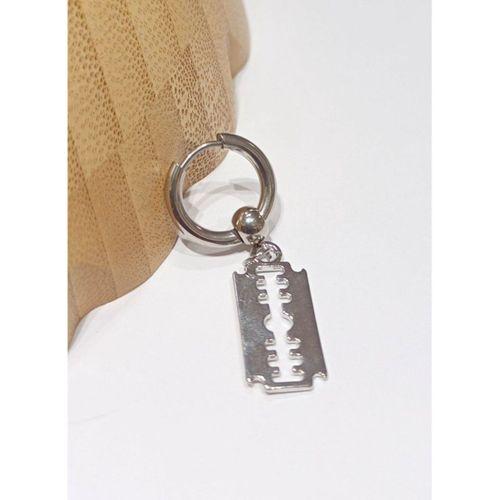 Monalisa Home Çelik Gümüş Renk Figürlü Unisex Küpe