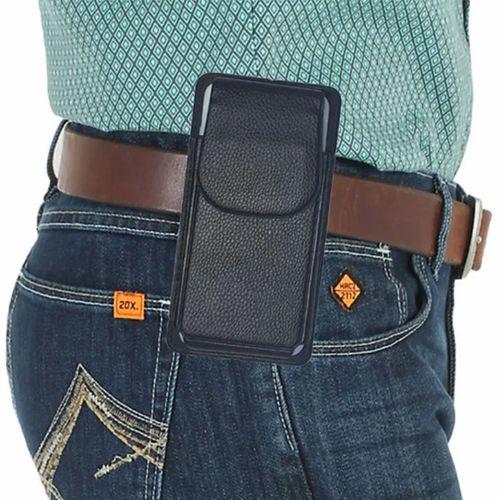 Dikey Kapaklı Mıknatıslı 17 CM Kemere Takılan Suni Deri Telefon Kılıfı (17×8 cm) MSK02