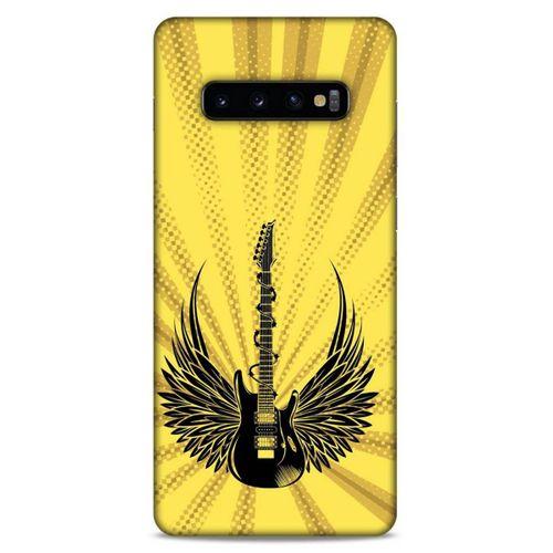 Lopard Samsung Galaxy S10 Plus Uyumlu Kılıf Tattoo's (41) Tank Kılıf Gitar Dövmesi