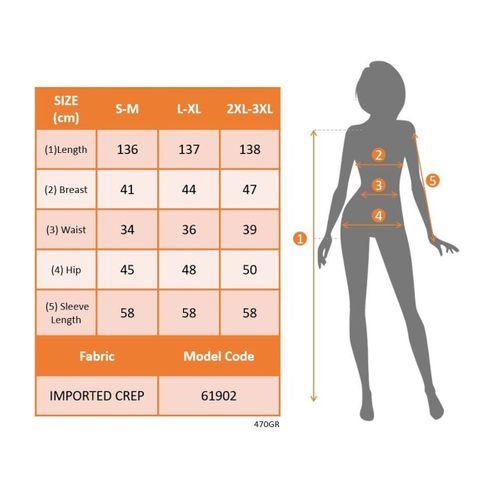 Kadın Uzun Kollu Kruvaze Yakalı Yanları Taşlı Yırtmaçlı Uzun Ithal Krep Elbise