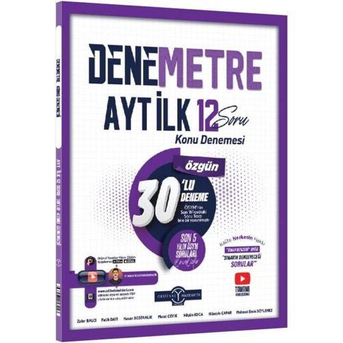 AYT Denemetre İlk 12 Konu Denemesi Orijinal Yayınları