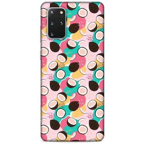 Frutix Hindistan Cevizi 01 Samsung Galaxy S20 Plus Kılıf Desenli Silikon