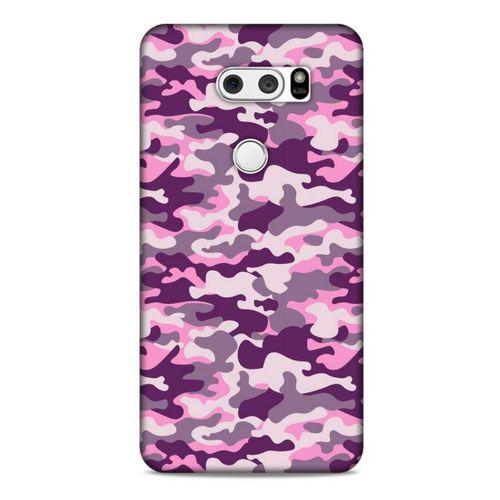 LG K50S Uyumlu Kılıf Mor Delisi (23) Ultra Koruma Kılıfı Kamuflaj