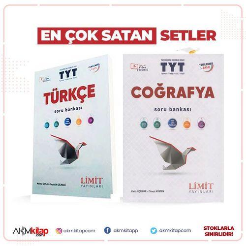 Limit Yayınları TYT Türkçe ve Coğrafya Soru Bankası 2 Kitap Set