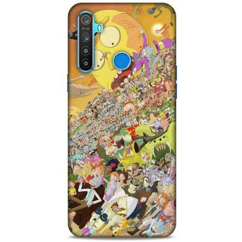 Realme 5i Uyumlu Kılıf Rick And Morty (37) Silicone Cover Slick Morty