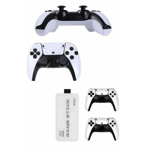 4k Hd Görüntü Kaliteli Retro Game Stick 20000 Oyunlu Çift Kollu Beyaz Game Stick