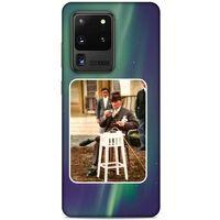 Samsung Galaxy S20 Ultra Kılıf Atatürk (21) Koruyucu Kapak Yeşil Gökyüzü