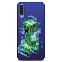 Lopard Samsung Galaxy A50s Uyumlu Kılıf PiXel (37) Silicone Cover Creeper MC