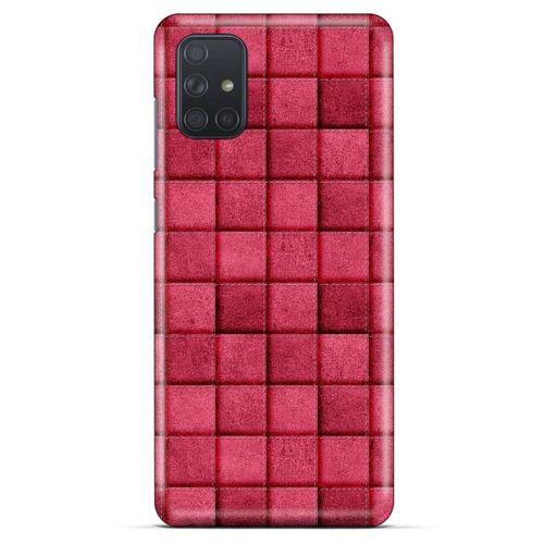 Samsung Galaxy M51 Kılıf Patchwork (29) Arka Koruma Kılıfı Pembe