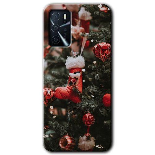 Oppo A16 Kılıf HD Desen Baskılı Arka Kapak + Temperli Cam - Happy New Year