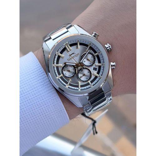 Slazenger İtalyan Tasarım Bileklik Hediyeli 2 Yıl Garantili 10 Atm Çelik Erkek Kol Saat ESL.Y2554.4