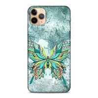 Lopard Apple Iphone 11 Pro Uyumlu Kılıf Tattoo's (22) Tam Koruma Kılıfı Kelebek Dövme