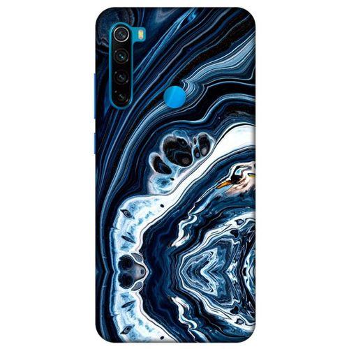 Mermer Lacivert Samsung Galaxy A21s Kılıf