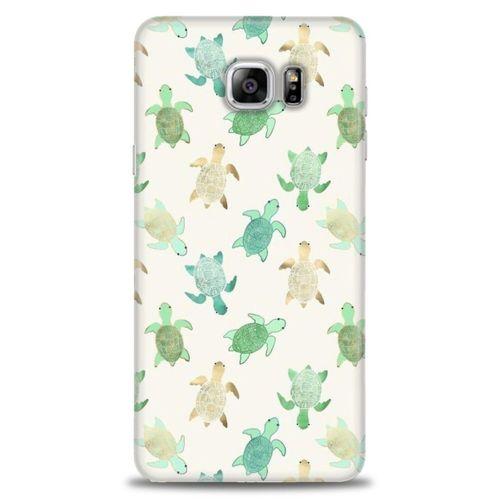 Samsung Galaxy Note 5 Kılıf HD Baskılı Kılıf - Minik Kaplumbağalar + Tam Ekran Koruyucu