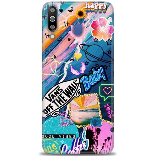 Samsung Galaxy M30 Kılıf HD Baskılı Kılıf - Baby + Tam Ekran Koruyucu