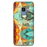 Samsung Galaxy S9 Kılıf Pastel Renkler (11) Tam Koruma Su Yeşili