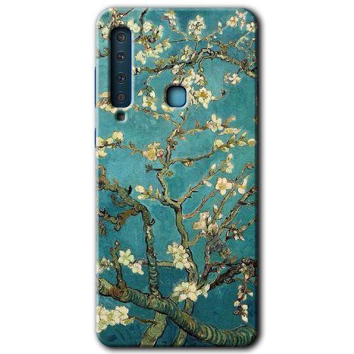 Potkal Hediye Fabrikası Samsung Galaxy A9 2018 Kılıf HD Desen Baskılı Arka Kapak - Almond Blossom