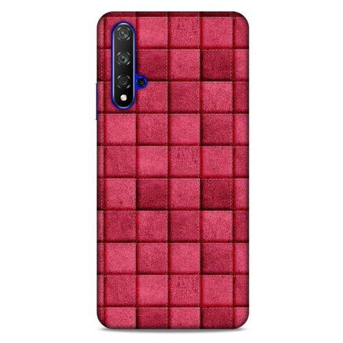Huawei P Smart S Y8P Kılıf Patchwork (29) Arka Koruma Kılıfı Pembe
