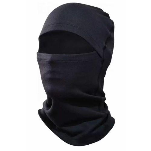 Polar Termal Kar Maskesi ve İpli Boyunluk Bere Siyah Set - mudanis