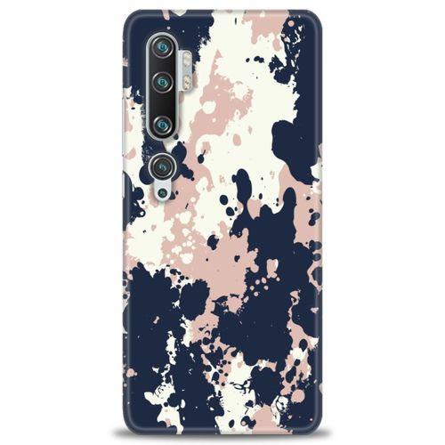Xiaomi Mi Note 10 Kılıf HD Baskılı Kılıf - Lacivert + Tam Ekran Koruyucu
