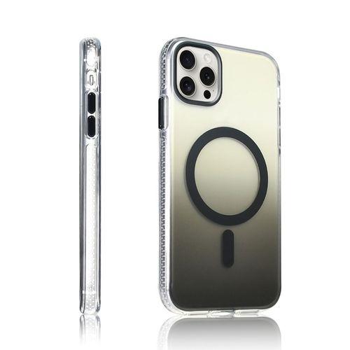 Apple iPhone 16 Pro Kılıf M-safe Şarj Özellikli Transparan Renk Geçişli Zore Toros Kapak