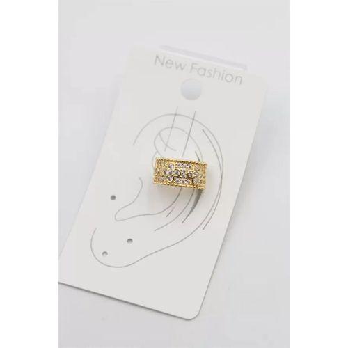 Taşlı Kıkırdak Küpe - Altın