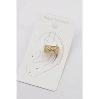 Taşlı Kıkırdak Küpe - Altın