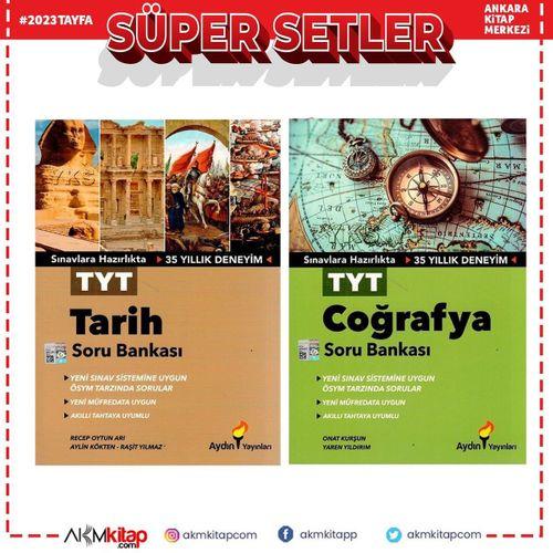 Aydın Yayınları TYT Tarih ve Coğrafya Soru Bankası Seti 2 Kitap