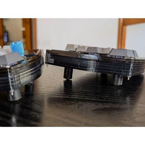 Lily58 Pro Tenting Ayakları 3D Baskı (Bu ürün Sadece Plastik parçadır - Almadan Önce Soru Sorabilirsiniz)