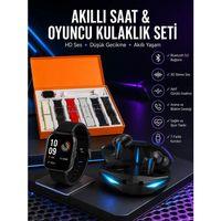 7 Kordonlu Akıllı Saat Ve Kulaklığı Anc Özelliği Kulak İçi Mikrofonlu Sesli Görüşme
