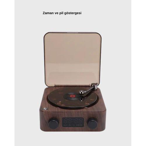 Bluetooth Hoparlörlü Gece Lambası Dijital Saat Ve Ambiyans Işığı Çok Amaçlı