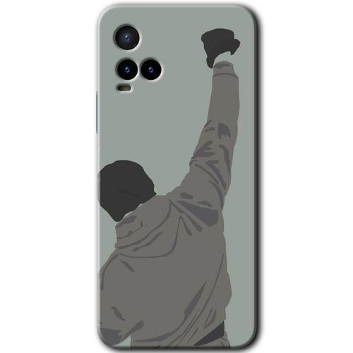 Vivo Y21 Kılıf HD Desen Baskılı Arka Kapak+Temperli Cam - Artwork Wide