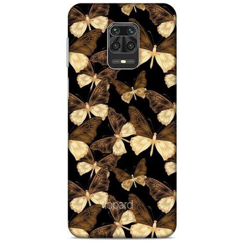 Xiaomi Redmi Note 9 Pro Kılıf Kelebek Etkisi (41) Tank Kılıf Bej Yeşil