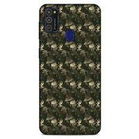 Kamuflaj 80 Samsung Galaxy M21 Kılıf Silikon Kapak