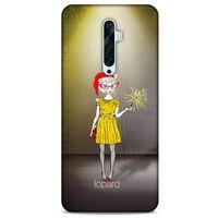 Oppo Reno 2z Kılıf FunnyMaX (32) Soft Silikon Kılıf Turuncu Kahve