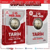CBA Yayınları 2025 MEB AGS Tarihin Pusulası Konu ve Soru Bankası Seti 2 Kitap
