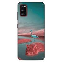 Lopard Samsung Galaxy A41 Uyumlu Kılıf Manipülasyon ☻ (21) Koruyucu Kapak Baskılı