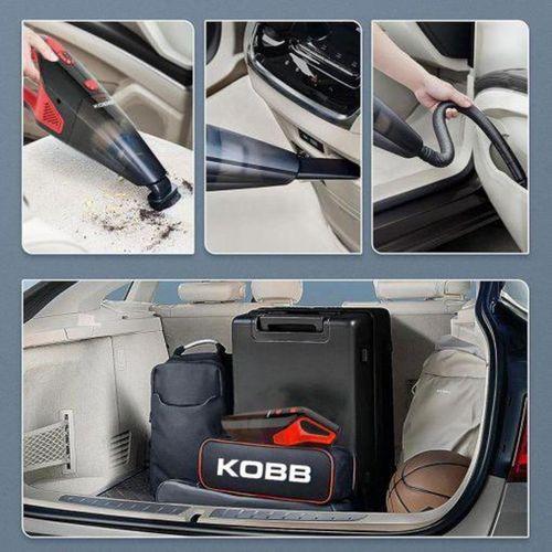 KOBB KBV12 12Volt/120Watt Araç Süpürgesi + 5 Parça Aksesuar Seti + Taşıma Çantası