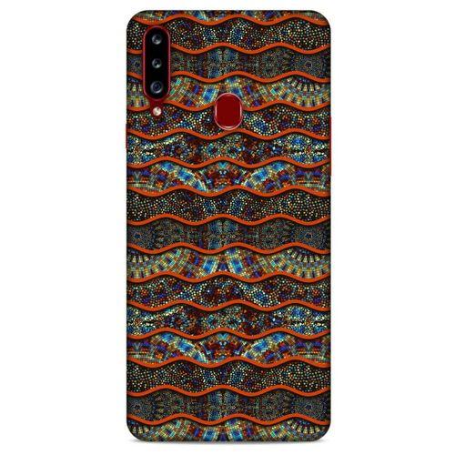 Samsung Galaxy A20s Kılıf Baskılı Özel Seri Taşlı (35) Fit Design Kılıf
